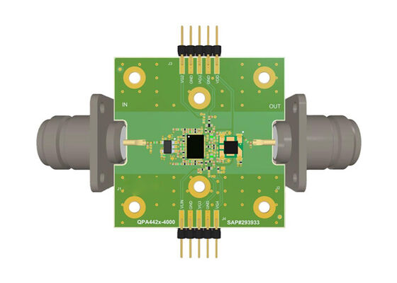 QPA4425EVB-01 Solutions embarquées Amplificateur CATV 75Ω à gain élevé de 25dB - Carte d'évaluation