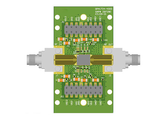 QPA1724EVB Solutions Embarquées Amplificateur de Puissance GaN 20W de 17,3 GHz à 21,2 GHz Carte d'Évaluation