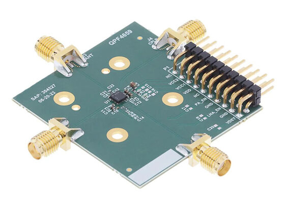 QPF4659EVB Solutions embarquées 6 GHz Wi-Fi 7 Carte d'évaluation Front-End haute puissance