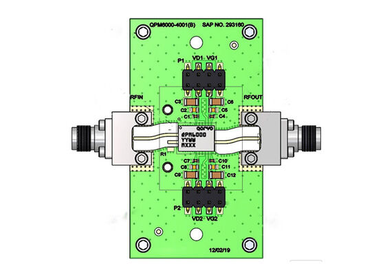 QPM6000EVB Solutions intégrées 8 GHz à 14 GHz X-Band Dual Channel Limiter Evaluation Board