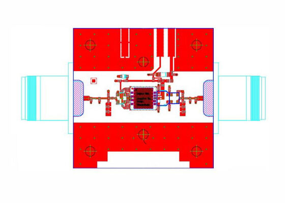 RFCM3328PCBA-410 Conseil d'évaluation des modules de doublement de puissance GaAs/GaN 25dB
