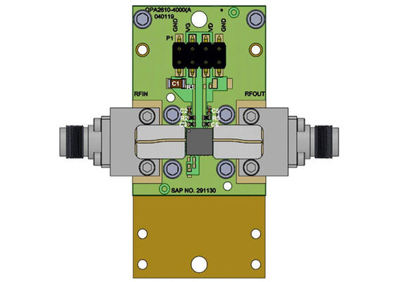 QPA2610EVB Conseil d'évaluation des amplificateurs de puissance à bande X de 2 watts pour les solutions embarquées