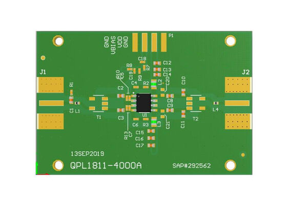 QPL1811EVB-01 Carte d'évaluation d'amplificateur MMIC DOCSIS 4.0 haut débit et haute performance pour solutions embarquées