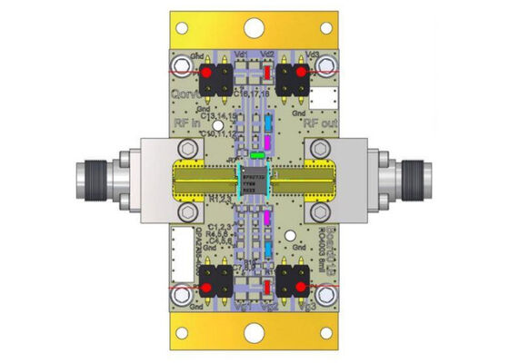 QPA2735EVB Solutions intégrées 13 GHz à 20 GHz GaAs Conseil d'évaluation de l'amplificateur à faible bruit