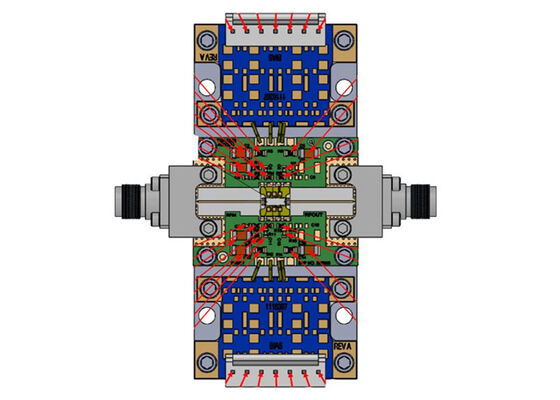 TGA2224EVB1 Solutions embarquées pour amplificateur GaN 5 Watts de 32 GHz à 38 GHz, carte d'évaluation