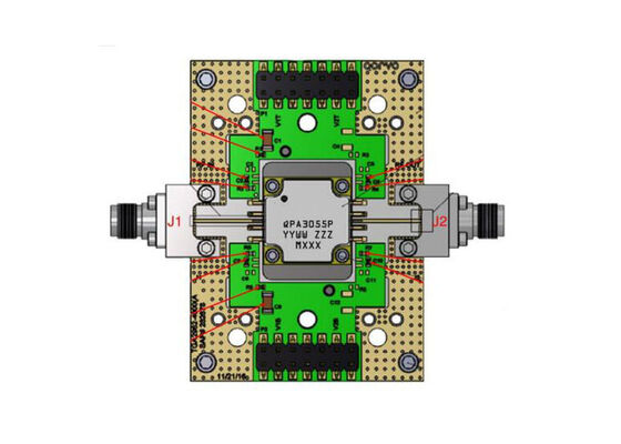 QPA3055PEVB1 Solutions Embarquées Amplificateur de Puissance GaN en Bande S 100W Carte d'Évaluation