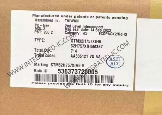 Microcontrôleur de l'INSTANTANÉ 265-TFBGA du microcontrôleur MCU STM32H757XIH6 480MHz 2MB