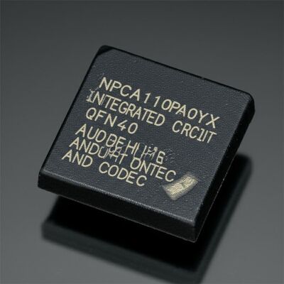 NPCA110PA0YX Integrated Circuit Chip with 24 bit Resolution 96 dB SNR Audio Enhancement Engine and CODEC featuring MaxxAudio Algorithm