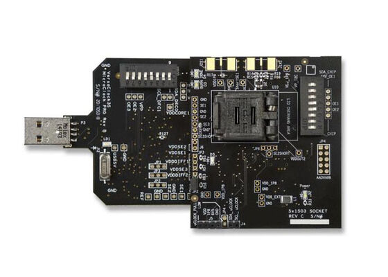 DEV5X1503 Kits de développement de solutions embarquées pour générateur d'horloge programmable MicroClock 5X1503