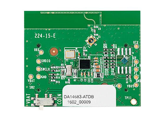 DA14683-00U2DB-P Solutions embarquées DA14683 BT Low Energy 5.1 Kit de développement Pro WL-CSP53 Carte fille