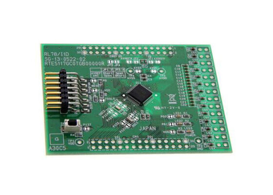 RTE5117GC0TGB00000R Solutions embarquées RL78/I1D Carte CPU R5F117GC Carte d'évaluation MCU 16 bits