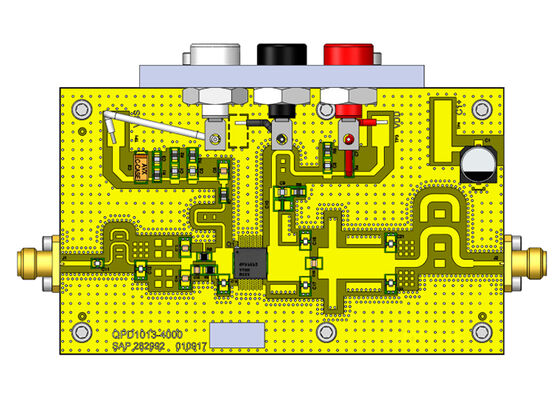 QPD1013EVB02 Solutions intégrées 150W 65V CC    2.7GHz GaN RF Transistor Board d'évaluation
