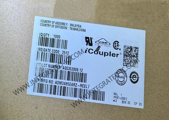 Circuit intégré ADM3485EARZ, puce de protection ESD, 3,3 V, 12 Mbps, émetteur-récepteur RS-485/RS-422