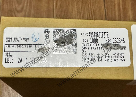 ADS7869IPZTR puce de circuit intégré 12 canaux de commande du moteur analogique Front-End avec résolution de 12 bits et interface numérique flexible TQFP100