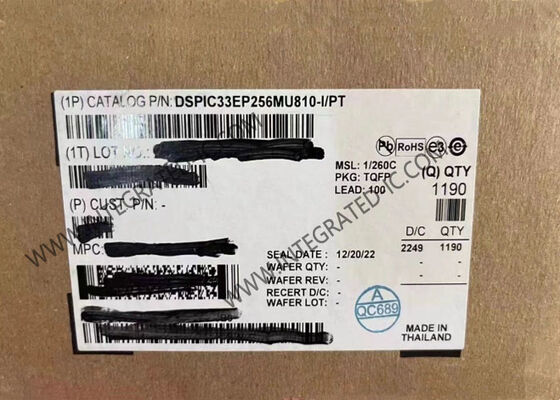 DSPIC33EP256MU810-I/PT Microcontrôleur MCU 60MIPS 16 bits DSC avec double commande de moteur