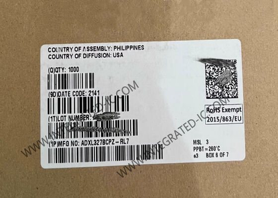 ADXL327BCPZ puce de circuit intégré accéléromètre à trois axes à faible puissance avec sorties de tension conditionnées par signal et portée d'accélération ±2 g