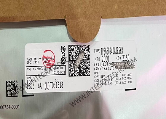 TPS650940A0RSKR circuits intégrés puce de gestion de l'alimentation IC avec 21A courant de sortie et 12 sorties pour la plate-forme Apollo Lake