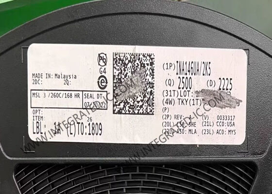 Amplificateur différentiel à gain programmable de précision haute tension INA146UA avec large plage d'alimentation