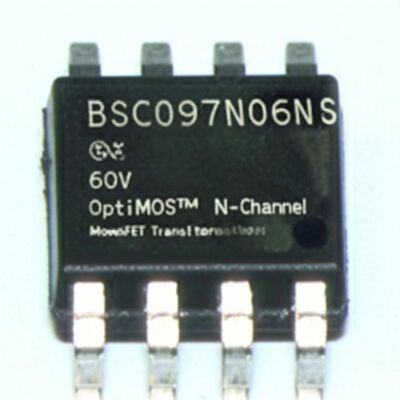 BSC097N06NS Transistor MOSFET de puissance à canal N 60V avec courant de drain de 46A Circuit intégré
