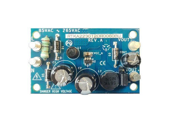 RTKA223012DR0060BU Carte d'évaluation de convertisseur Buck/Boost haute tension pour solutions embarquées