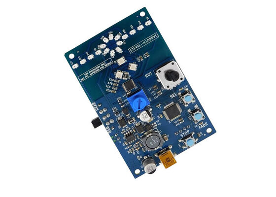 STEVAL-ILL090V1 Solutions embarquées Kit d'évaluation de pilote LED 8 canaux ALED8102S