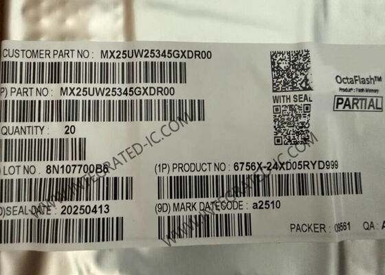 MX25UW25345GXDR00 1.8V 256Mbit puce IC automobile NOR flash série NOR mémoire