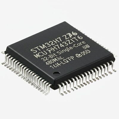 Microcontrôleur à un noyau IC 144-LQFP de la puce STM32H743ZIT6 2-Bit 480MHz 2MB de circuit intégré