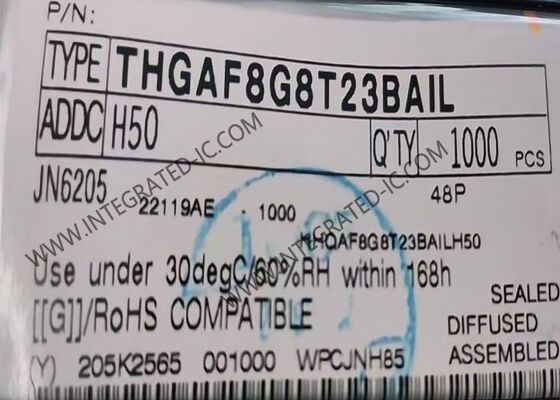 Puce IC de mémoire NAND flash UFS 32 Gbit avec interface UFS 2.1 dans le paquet 153-WFBGA