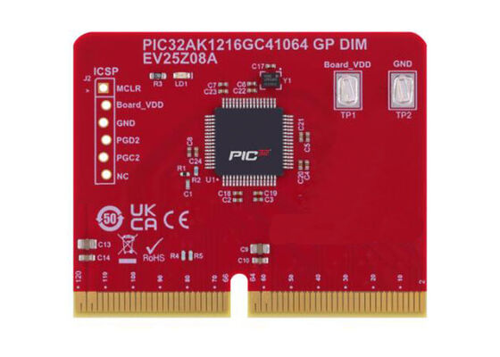 EV25Z08A Solutions intégrées PIC32AK1216GC41064 Module en ligne à double usage général