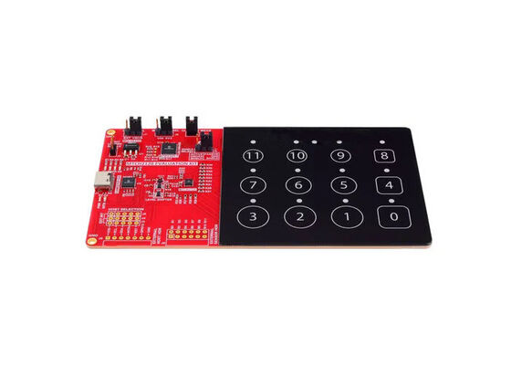 EV64Z42A Solutions intégrées MTCH2120 Tableau d'évaluation du capteur tactile capacitif