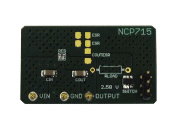 NCP715MXTBGEVB Solutions Intégrées 50mA 6V à 24V Carte d'évaluation de régulateur de tension linéaire