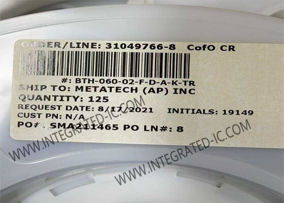 BTH-060-02-F-D-A-K-TR 120 Connecteurs de position de carte à carte avec une hauteur de 0,50 mm et une finition de contact en or