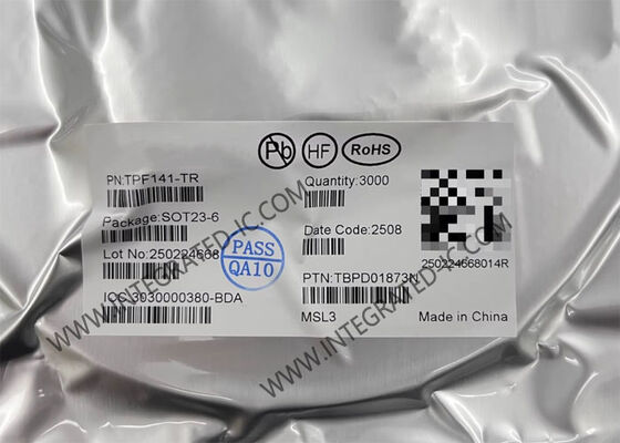 Circuit intégré TPF141-TR, pilote de filtre vidéo Full-HD 1080p avec filtre de Butterworth d'ordre 6 et faible consommation d'énergie de 11,5 mA