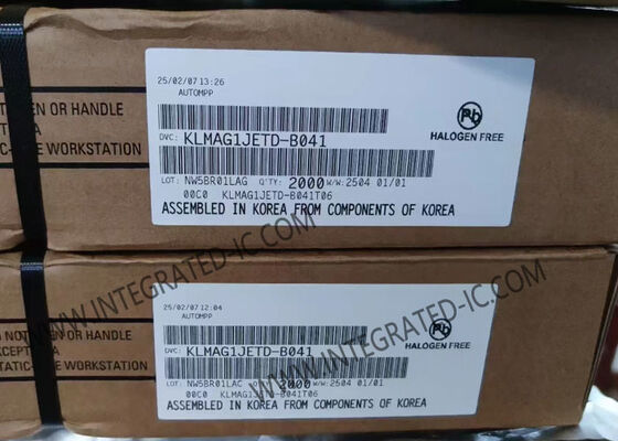 KLMAG1JETD-B041 Carte multimédia intégrée à la puce IC de mémoire 16 Go eMMC5.1 Mémoire flash