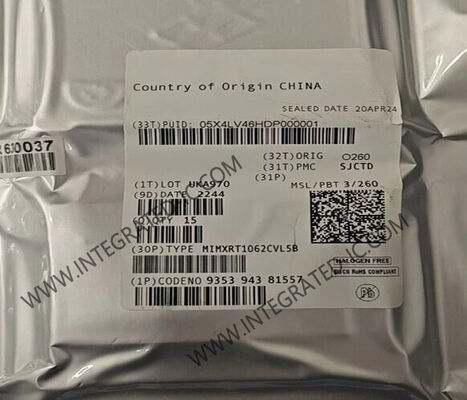 MIMXRT1062CVL5B MCU microcontrôleur 528MHz mono-cœur 32 bits dans le paquet 196-LFBGA