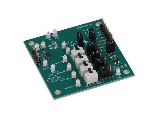 Solutions intégrées DRV8836EVM Module d'évaluation du driver de moteur double pont en H DRV8836 11V
