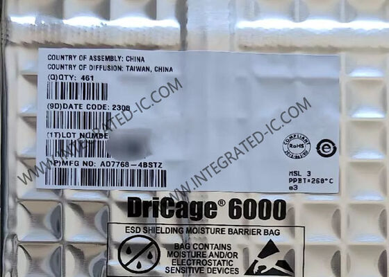 AD7768-4BSTZ Circuit intégré de convertisseur analogique-numérique 24 bits en boîtier LQFP64