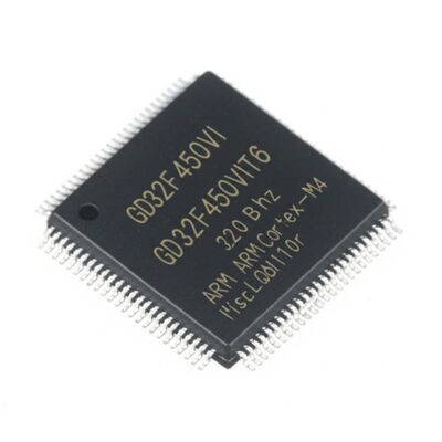Microcontrôleur MCU GD32F450VIT6 200MHz ARM Cortex-M4 32 bits avec boîtier LQFP100