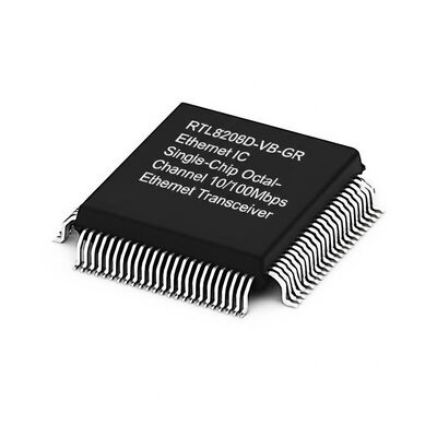 RTL8208D-VB-GR Ethernet IC Octal-Channel 8-Port 10/100Mbps Transcepteur Ethernet avec interface RS8MII