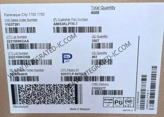 A8653KLPTR-T régulateur à puce de circuit intégré à puce synchrone avec plage d'entrée de 4V à 36V et régulation de la charge à distance pour les ports USB automobiles