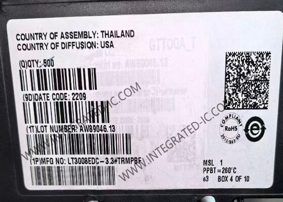 LT3008EDC-3.3 puce de circuit intégré 20mA courant de sortie 45V tension d'entrée 3.3V régulateur linéaire LDO