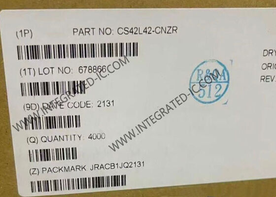 CS42L42-CNZR Codec Audio Basse Consommation avec Plage Dynamique Élevée et Interface MIPI SoundWire
