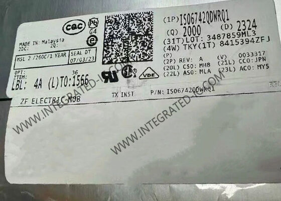 ISO6742QDWRQ1 Isolateur numérique quadricanal SOIC16 Circuit intégré