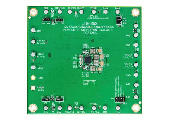 DC3126A Solution intégrée 42V monolytique synchrone régulateur pas à pas