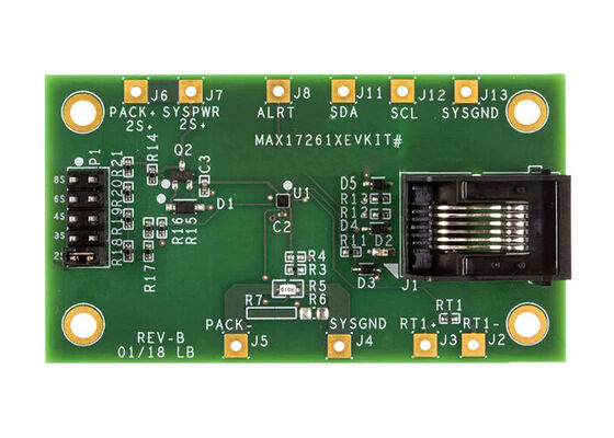 MAX17261XEVKIT Modèle de solutions intégrées GaugeTM Fuel Gauge Conseil d'évaluation de la gestion de la puissance