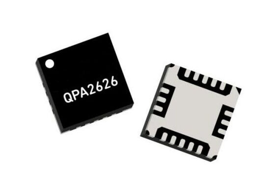 QPA2626 Module de communication sans fil de 17 GHz à 22 GHz Amplificateur GaAs à faible bruit avec gain de 25 dB et chiffre de bruit de 1,3 dB