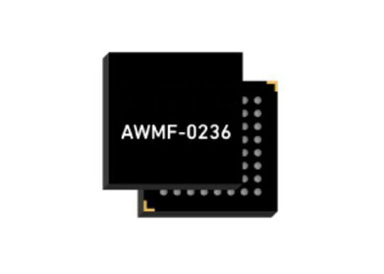 AWMF-0236 5G Module RF IC de faisceau avec 37 GHz à 43,5 GHz à double polarisation Quad 4x2 faisceau