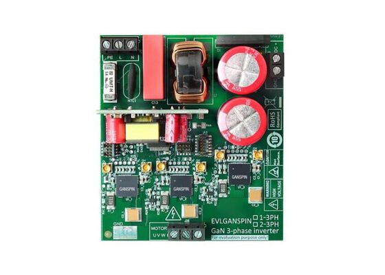 EVLGANSPIN1-3PH Solutions intégrées GANSPIN611 STM32G431RB Planche de conception de référence de contrôle du moteur