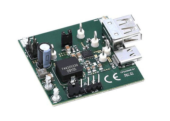 TPS25868Q1EVM-162 Solutions intégrées TPS25868-Q1 Module d'évaluation du contrôleur de ports de charge USB de type C + de type A