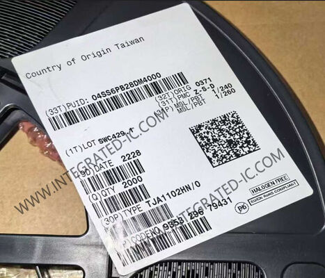 TJA1102HN Ethernet IC 100 Mbps Transcepteur Ethernet PHY à double port dans le paquet VFQFN56